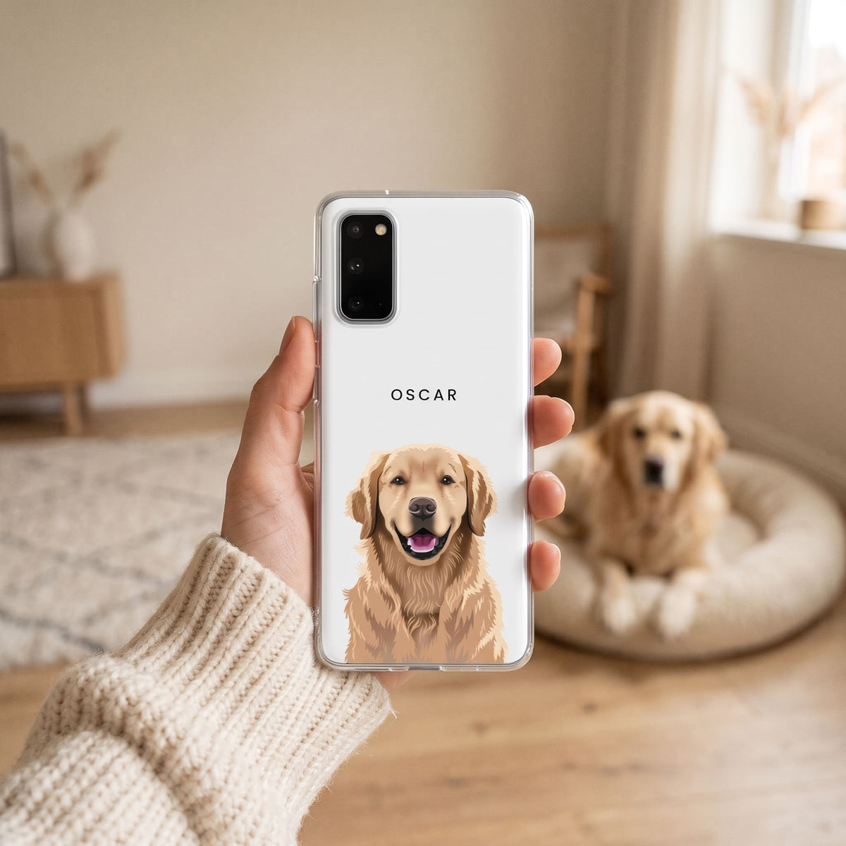 Gepersonaliseerd Huisdier Foto Telefoonhoesje (Samsung) - Full Color