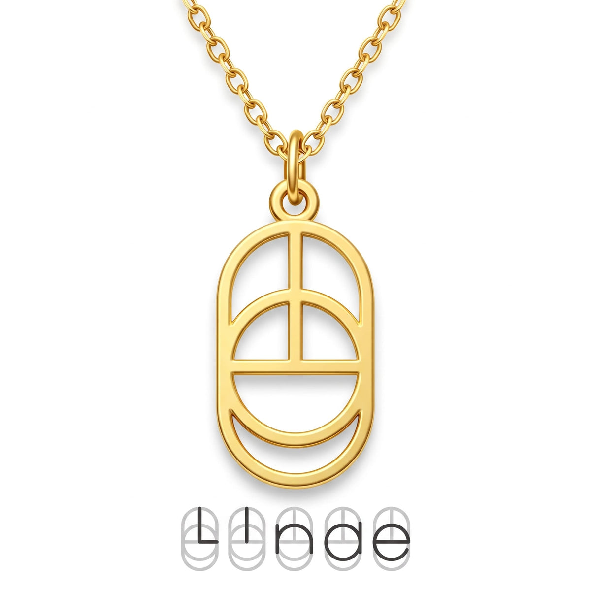 Gepersonaliseerde Monogram Ketting