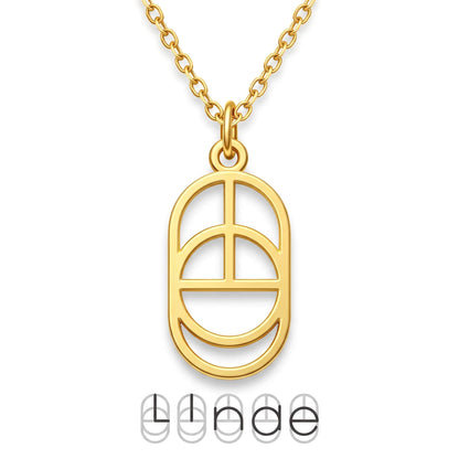 Gepersonaliseerde Monogram Ketting