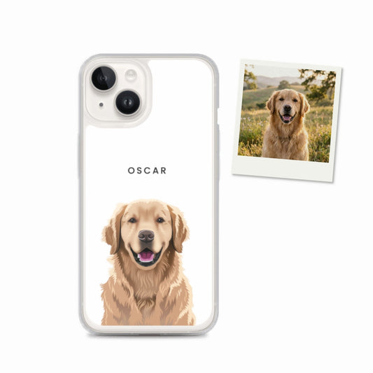 Gepersonaliseerd Huisdier Foto Telefoonhoesje (iPhone) - Full Color