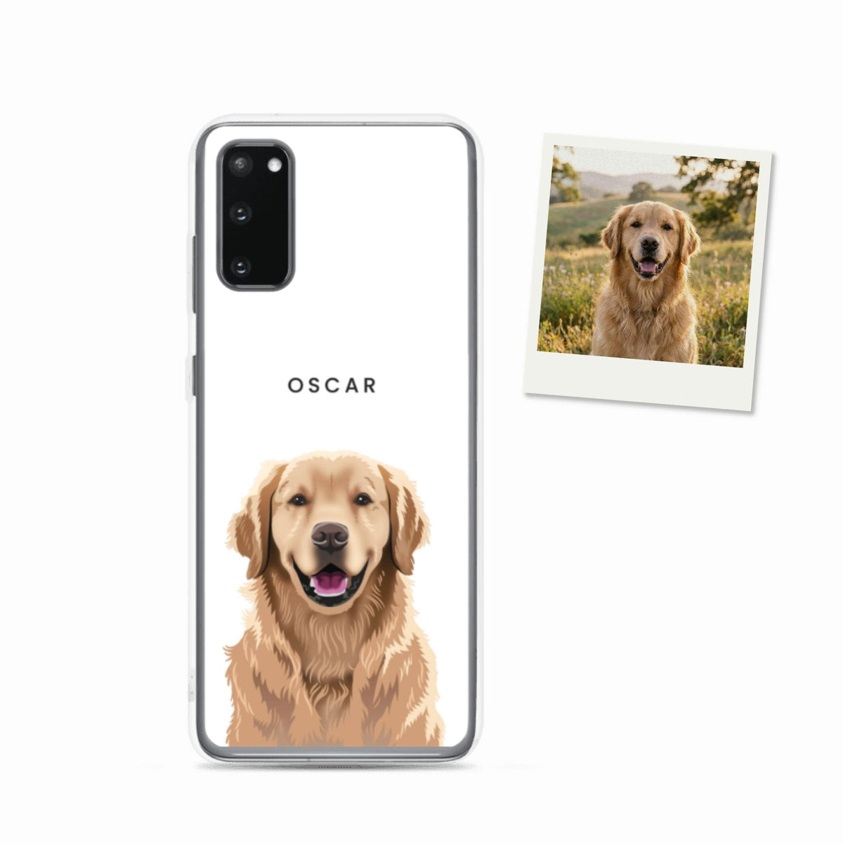 Gepersonaliseerd Huisdier Foto Telefoonhoesje (Samsung) - Full Color
