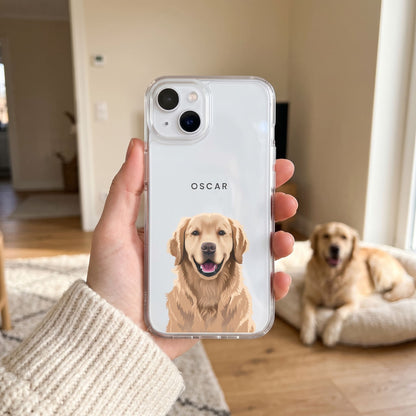 Gepersonaliseerd Huisdier Foto Telefoonhoesje (iPhone) - Full Color
