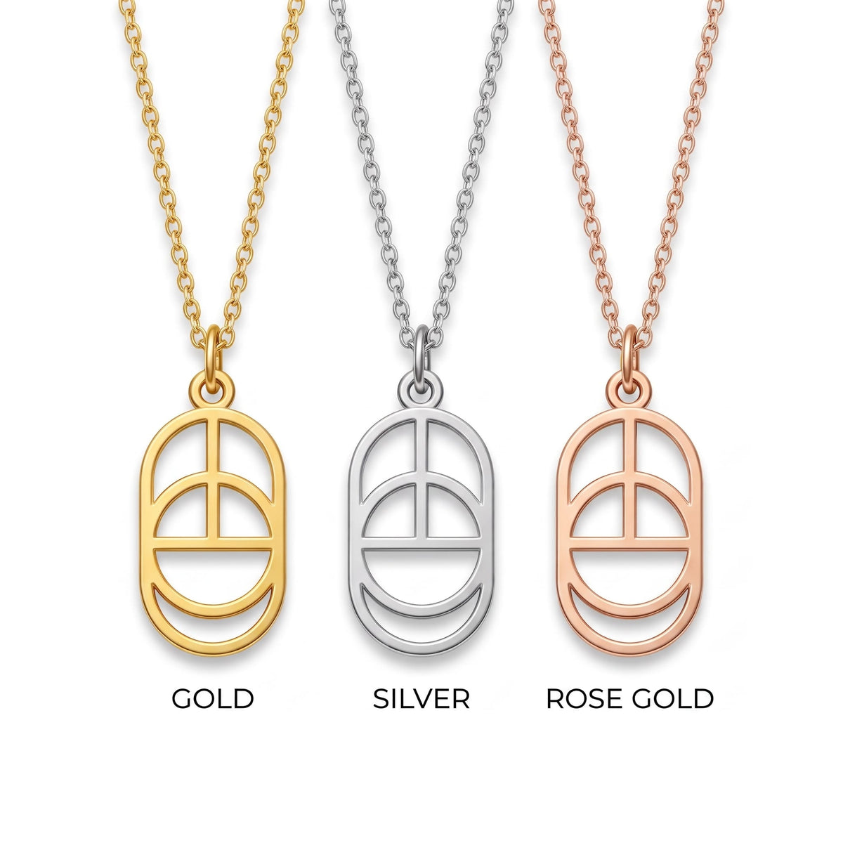 Gepersonaliseerde Monogram Ketting