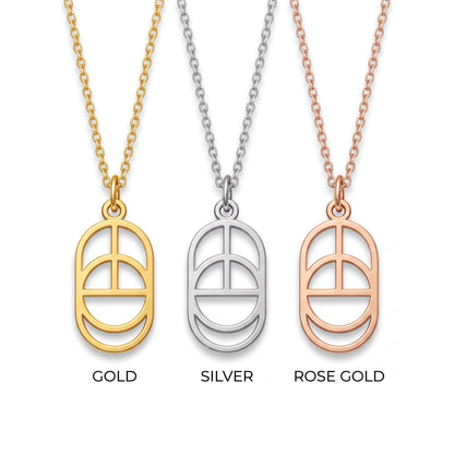 Gepersonaliseerde Monogram Ketting