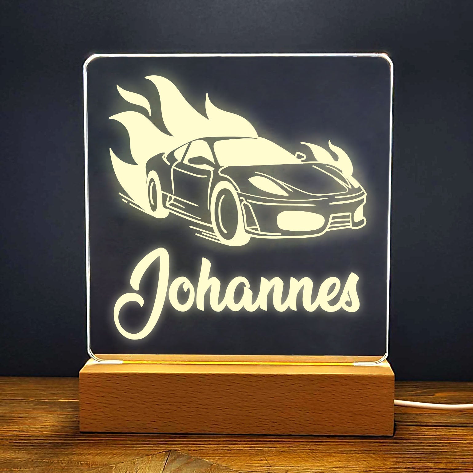 Supercar - Kids Lamp