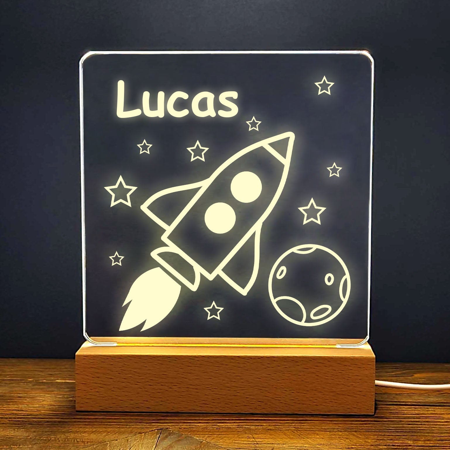 Rocket - Kids Lamp